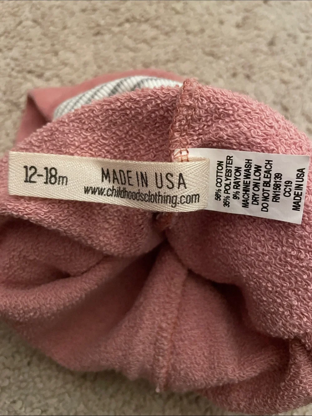 Childhood’s Clothing soft grey